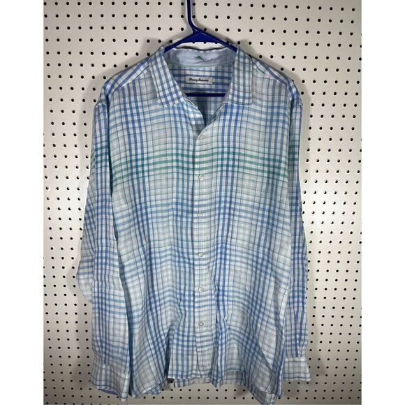 Tommy Bahama button down linen shirt - Picture 1 of 6